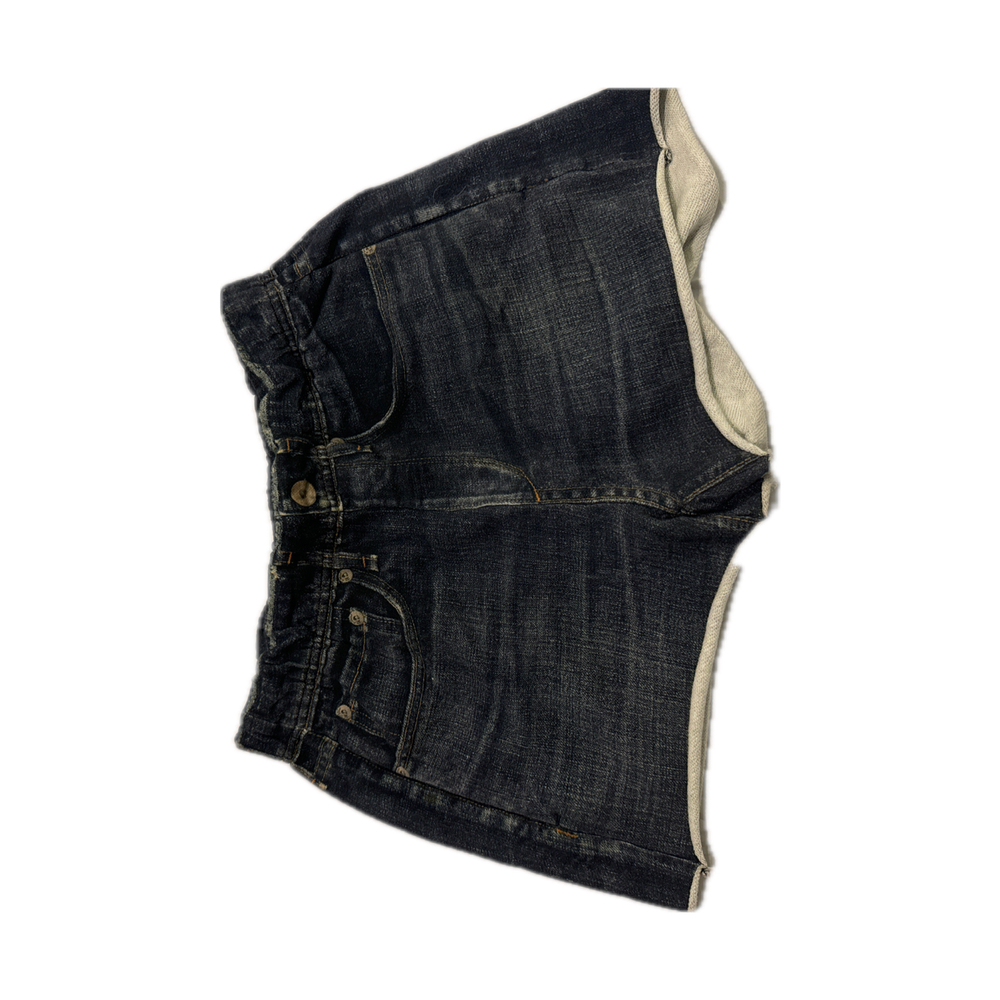 rag & bone Dark Wash Denim High-Waisted Shorts - Size XS/TP